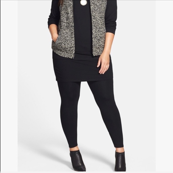 🆕Black Leggings For Curvy Sexy Women - Picture 2 of 5